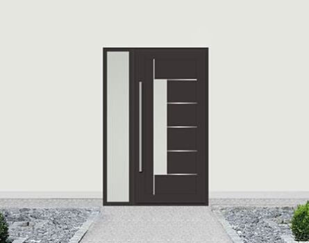 Вхідні металопластикові двері Luvin Модель: V31