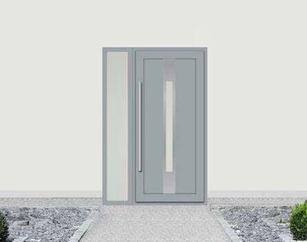 Вхідні металопластикові двері Luvin Модель: V35