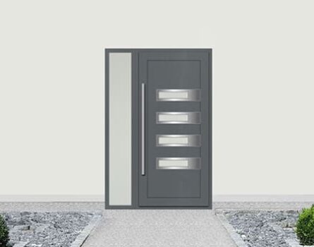 Вхідні металопластикові двері Luvin Модель: H04