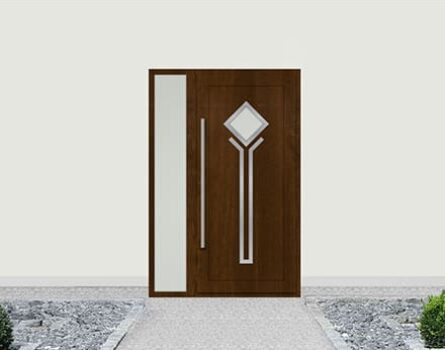 Вхідні металопластикові двері Luvin Модель: S07