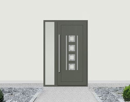 Вхідні металопластикові двері Luvin Модель: S14
