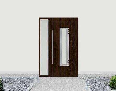 Вхідні металопластикові двері Luvin Модель: V12