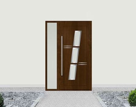 Вхідні металопластикові двері Luvin Модель: V29
